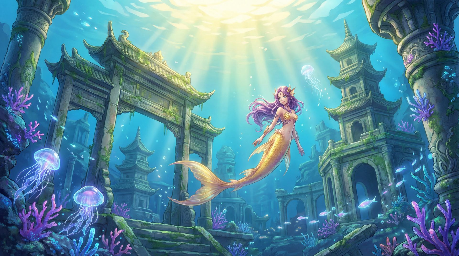 网红主播传媒水下拍摄